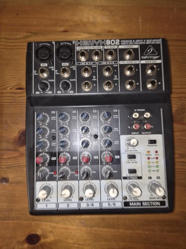 Behringer xenyx 802 audio - behringer,