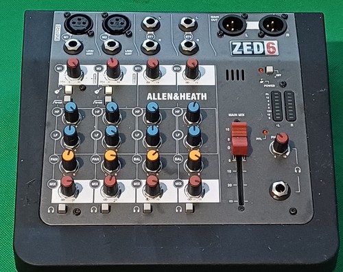 Allen heath zed 6 analogue - &, zed-6