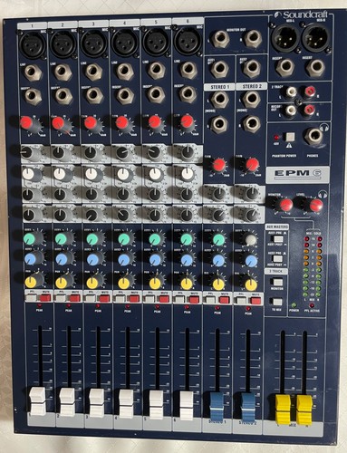 Soundcraft epm6 analogue - soundcraft,