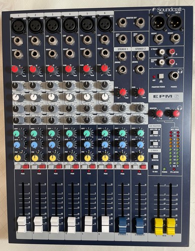 Soundcraft epm6 analogue - soundcraft,