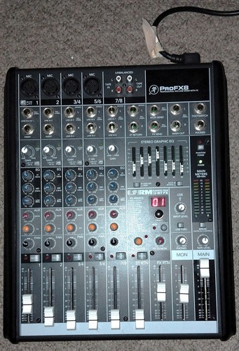 Mackie profx8 mixer - mixer, working